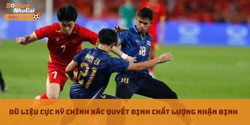 Dữ liệu cực kỳ chính xác quyết định chất lượng nhận định Dữ liệu cực kỳ chính xác quyết định chất lượng nhận định
