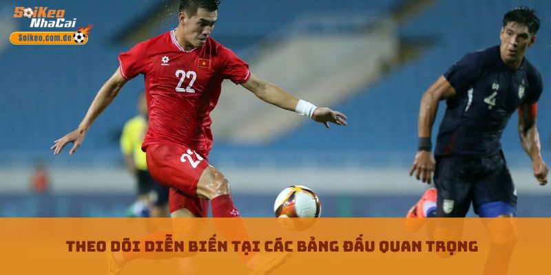 Theo dõi diễn biến tại các bảng đấu quan trọng Theo dõi diễn biến tại các bảng đấu quan trọng